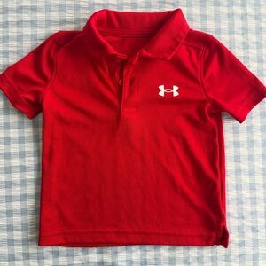 Under Armour Toddler Red Polo, 18M